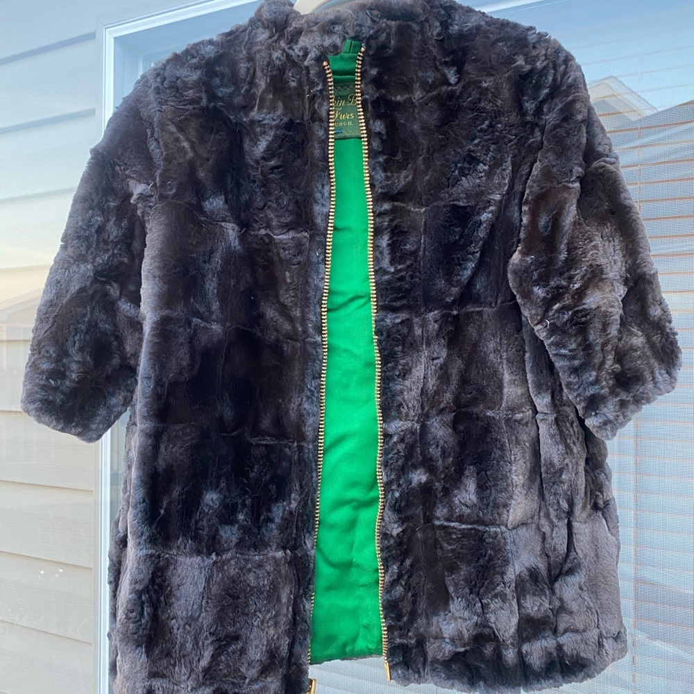 VINTAGE Real Fur Jacket by Briskin-Berk Furs - Picture 7 of 8